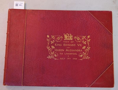 Lot 202 - Edward VII Liverpool binding, 1904