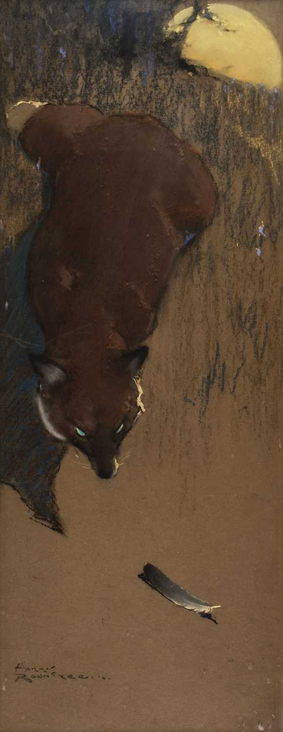 Harry Rountree Fox Lot 795 - Rountree (Harry, 1878-1950). Fox and feather