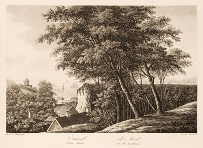 Lot 64 - Thersner (Ulrich). Fordna och Narvarande Sverigne. La Suede Ancienne et Moderne, 1823
