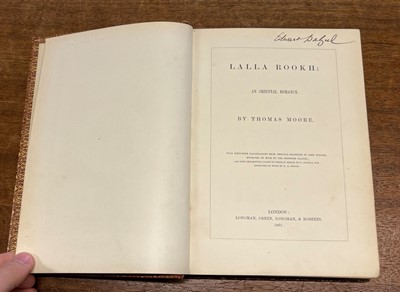 Lot 403 - Tenniel (John, illustrator). Lalla Rookh: An Oriental Romance by Thomas Moore, 1st edition, 1861