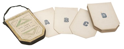 Lot 531 - Alphabet game. The Game of Composition, circa 1830s/40s