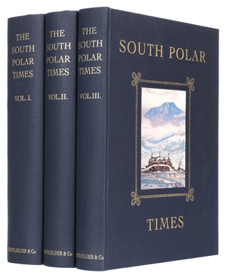 Lot 57 - South Polar Times. The South Polar Times, 3 volumes, Centenary Edition, Orskey, Bonham, Niner, 2002