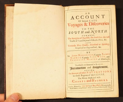 Lot 46 - Narborough (John). An Account of Several Late Voyages and Discoveries to the South and North, 1694