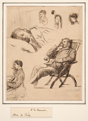 Lot 777 - Maurier (George du, 1834-1896). Studies for Trilly, circa 1894