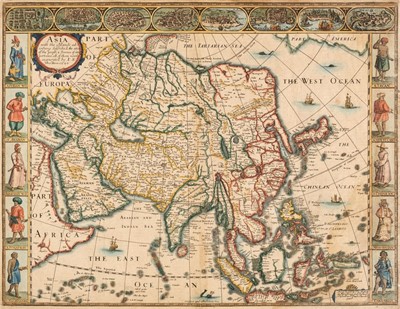 Lot 104 - Asia. Speed (John),  Asia with the Islands adjoining..., circa 1676
