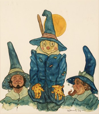 Lot 761 - Hague (Michael, 1948). The Scarecrow and Two Munchkins