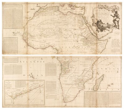 Lot 98 - Africa. Sayer (Robert, publisher), Africa according to the Sieur D'Anville..., circa 1780