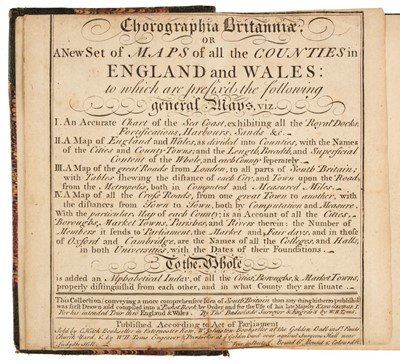 Lot 70 - Badeslade (Thomas & William Henry Toms). Chorographiae Britanniae, 1742