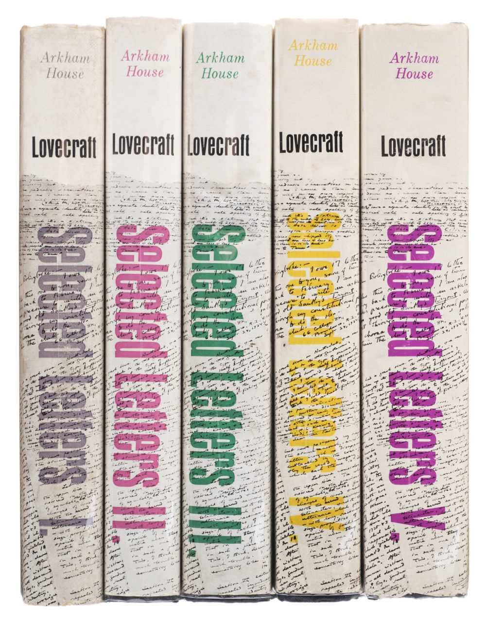 Lot 937 - Lovecraft (H.P.) Selected Letters, 5 volumes, 1965-76