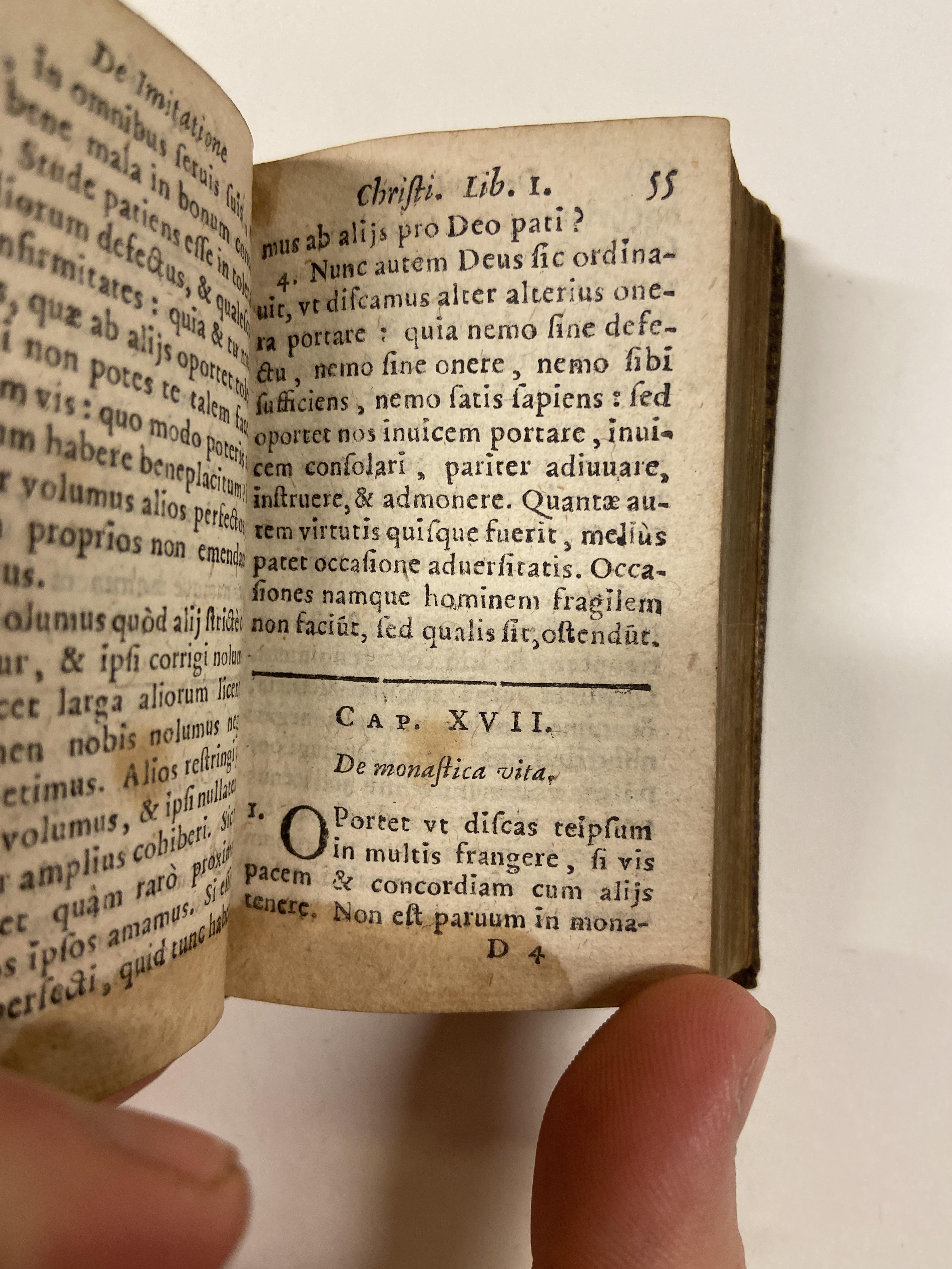 Lot 571 - Miniature book. De Imitatione Christi, Libri