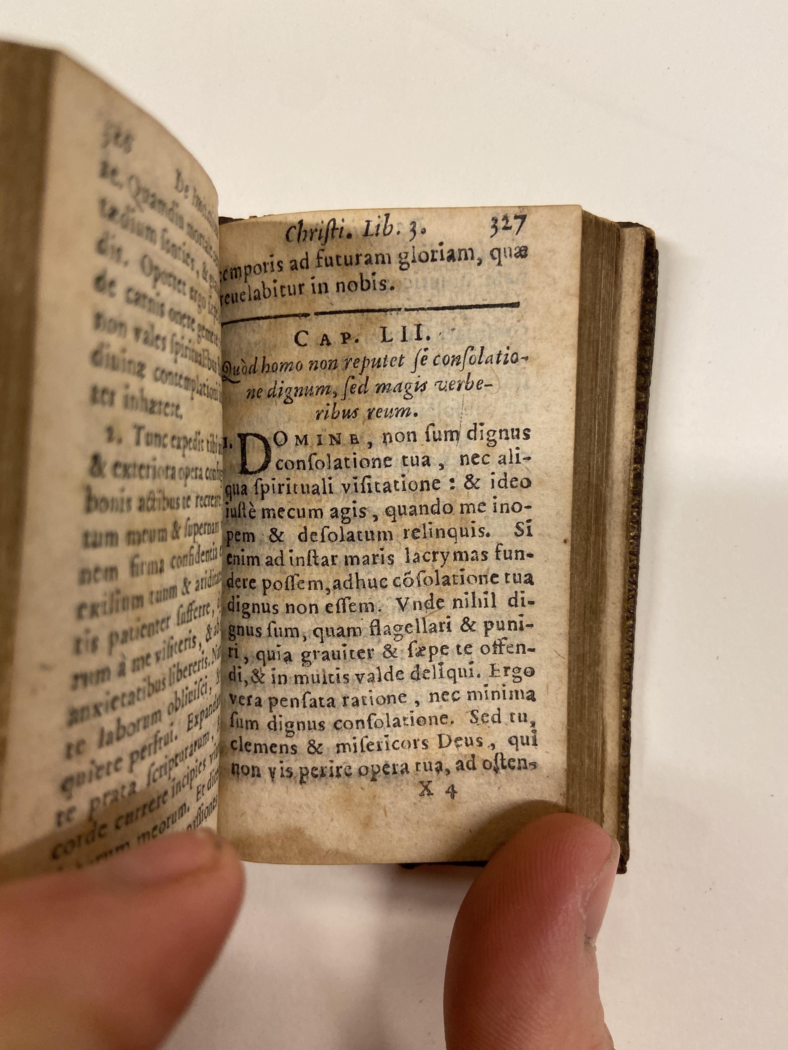 Lot 571 - Miniature book. De Imitatione Christi, Libri
