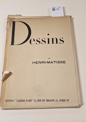 Lot 317 - Matisse (Henri). Dessins de Henri-Matisse. Paris: Cahiers d'Art, [1936]