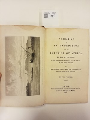Lot 38 - Laird (MacGregor). Narrative of an expedition into the interior of Africa, 1st edition, 2 vols, 1837