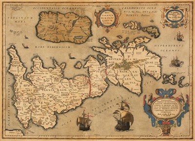 Lot 116 - British Isles. Ortelius (Abraham), Britannicarum Insularum Typus, 1595 or later