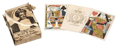 Lot 547 - Hunt & Son. A deck of standard playing cards, 1810