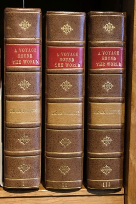 Lot 21 - La Perouse (Jean-Francois). The Voyage of La Perouse Round the World, 3 volumes, 1798