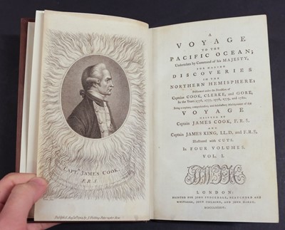 Lot 15 - Cook (James). A Voyage to the Pacific Ocean, 1st abridged edition, 4 volumes, 1784