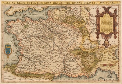 Lot 148 - France. Ortelius (Abraham), Galliae Regni Potentiss. Nova Descriptio...,  1570 or later