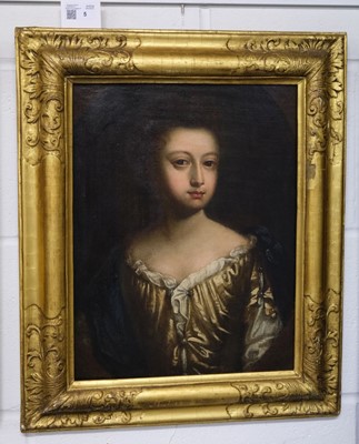 Lot 5 - Kneller (Godfrey, 1646-1723, follower of). Oval portrait of a young lady