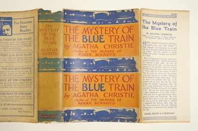 Lot 852 - Christie (Agatha). The Mystery of the Blue Train, 1st US edition, 1928