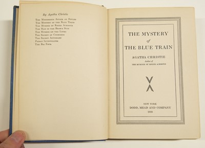 Lot 852 - Christie (Agatha). The Mystery of the Blue Train, 1st US edition, 1928