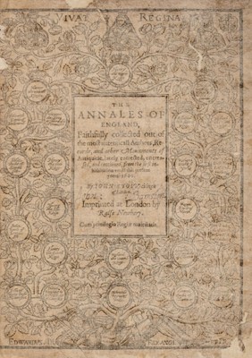 Lot 271 - Stow (John). The Annales of England, 1601