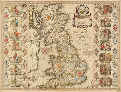 Lot 119 - British Isles. Speed (John), Britain as it was devided in the tyme of the English Saxons..., 1676