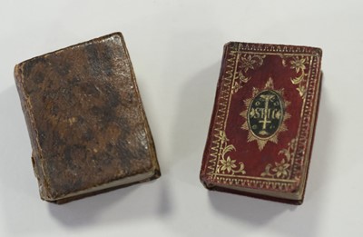 Lot 570 - Miniature Bibles. The Bible in Miniature, for E. Newbery, 1780, & 1 other