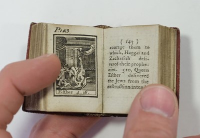 Lot 570 - Miniature Bibles. The Bible in Miniature, for E. Newbery, 1780, & 1 other