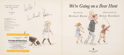 Lot 720 - Rosen (Michael). We're Going on a Bear Hunt, 1st edition, 1989