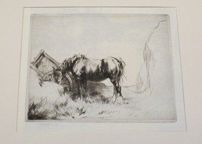 Lot 235 - Etchings. A collection of 12 etchings, 20th century
