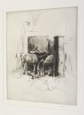 Lot 235 - Etchings. A collection of 12 etchings, 20th century