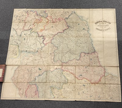 Lot 143 - Folding Maps. A collection of 12 maps, 19th & early 20th century