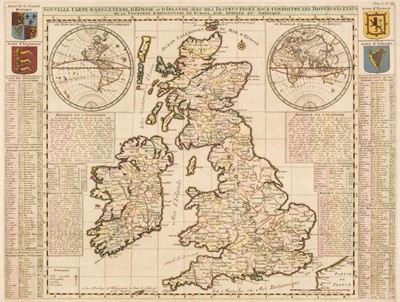 Lot 126 - Chatelain (Henry Abraham). Seven maps relating to the British Isles [circa 1708]