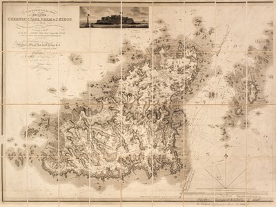 Lot 125 - Channel Islands. Gray (Andrew), A Topographical Map of the Islands of Guernsey, Sark..., 1816