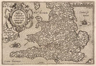Lot 118 - British Isles. Quad (Matthias), Angliae regni florentisimi nova descriptio..., [1600]