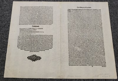 Lot 118 - British Isles. Quad (Matthias), Angliae regni florentisimi nova descriptio..., [1600]