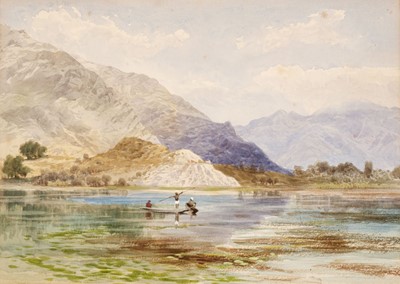Lot 12 - India. Strahan (George, 1839-1911). Manasbal Lake, Kashmir, circa 1900