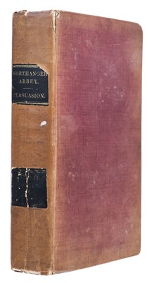 Lot 590 - Austen (Jane). Northanger Abbey & Persuasion, 1st illustrated edition, 2 volumes in one, 1833