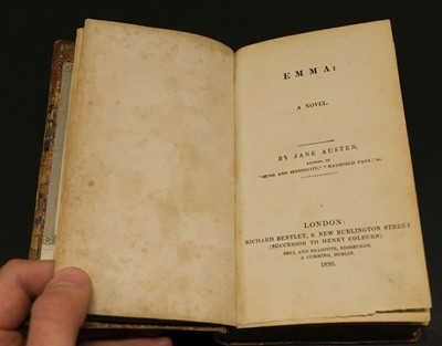 Lot 591 - Austen (Jane). Emma, London: Richard Bentley, 1836