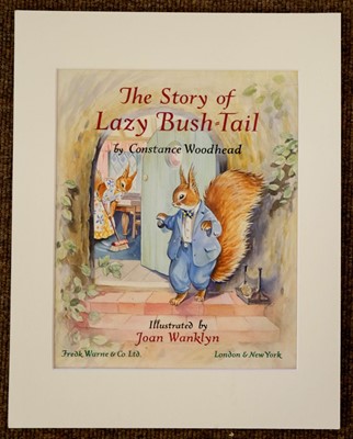 Lot 806 - Wanklyn (Joan, 1924-1999). Original illustrations for The Story of Lazy Bush-Tail, [1953]