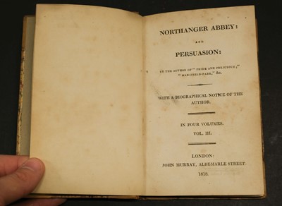 Lot 585 - Austen, Jane. Northanger Abbey: and Persuasion, 1818