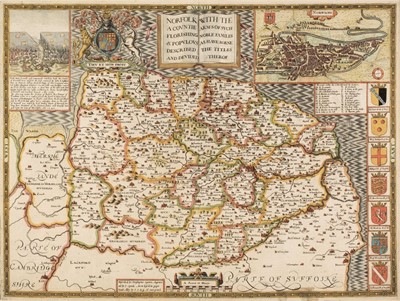 Lot 175 - Norfolk. Speed (John), Norfolk a Countie Florishing & Populous..., [1616]