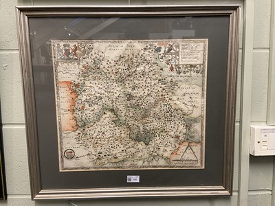 Lot 181 - Oxford, Buckinghamshire & Berkshire. Saxton (Christopher), Oxonii buckinghamiae et berceriae.., 1579