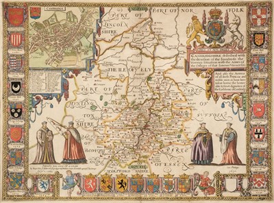 Lot 123 - Cambridgeshire. Speed (John), Cambridgeshire described..., Roger Rea 1662