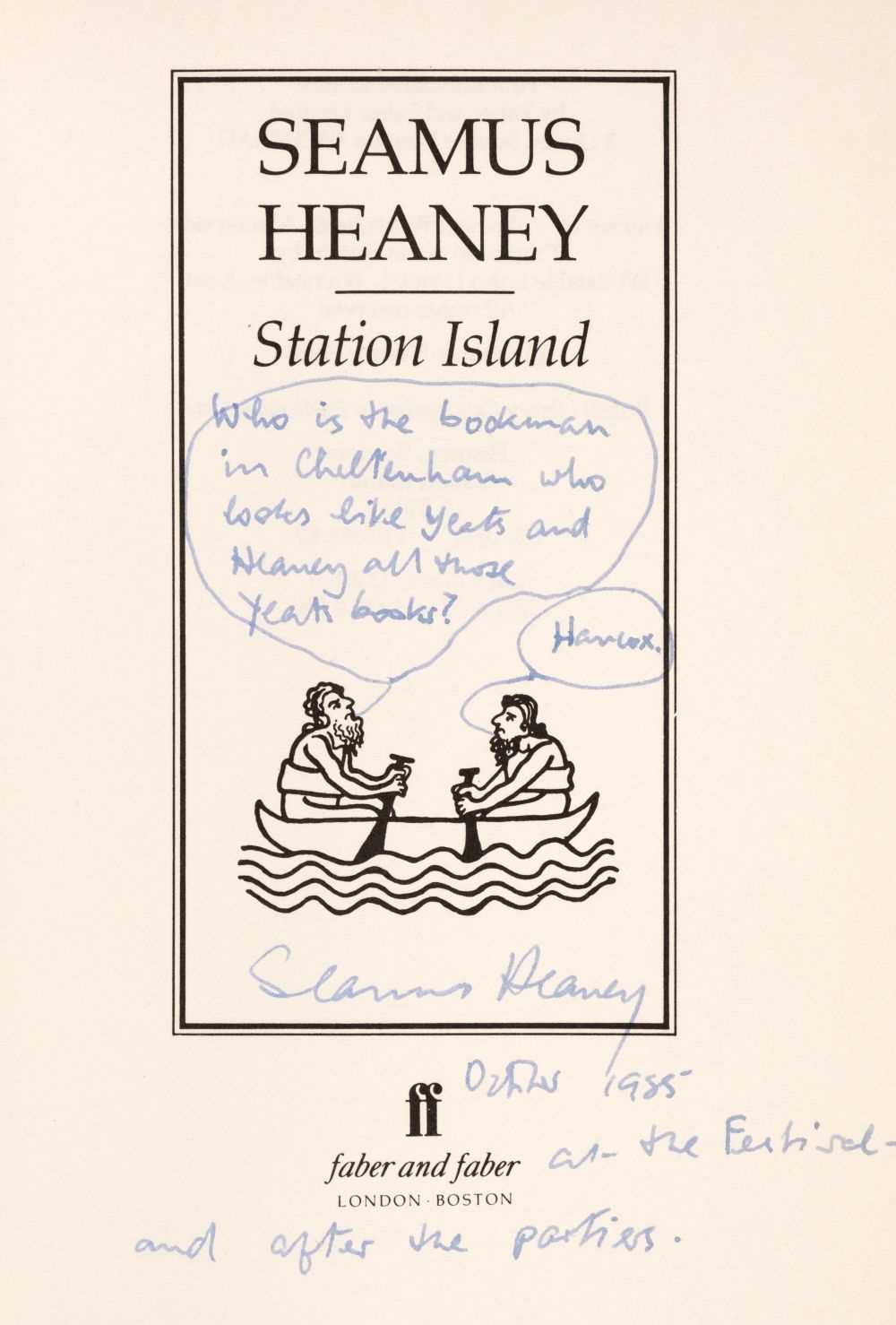 Lot 886 - Heaney (Seamus). Station Island, 1st edition, 1984