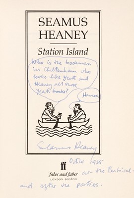 Lot 886 - Heaney (Seamus). Station Island, 1st edition, 1984