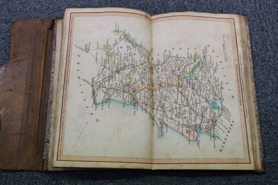 Lot 144 - Folding Maps. A Collection of six maps, mostly 19th-century