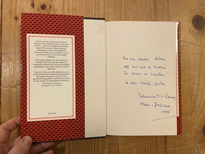 Lot 889 - Heaney (Seamus).Sweeney Astray, 1st UK edition, 1984