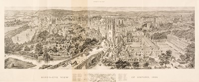 Lot 254 - Oxford. Brewer (H. W.), Birds-Eye View of Oxford, Supplement to The Graphic, 1894